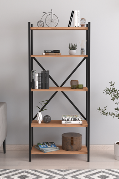 Стеллаж TROYA 150х65 - сосна