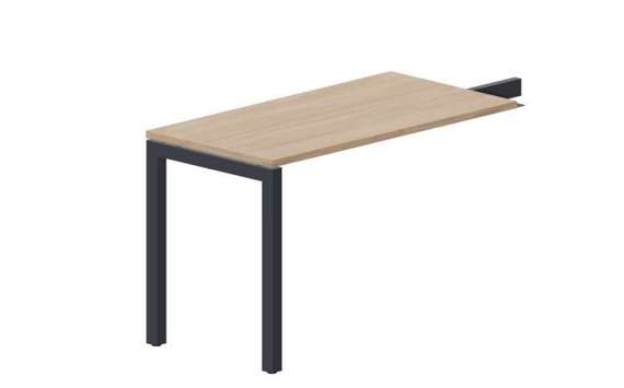 Приставной элемент на опоре 1180х600х750мм (для стол Poloешниц гл.680мм и 780мм)