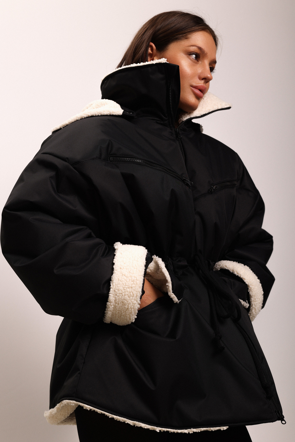 Парка утепленная