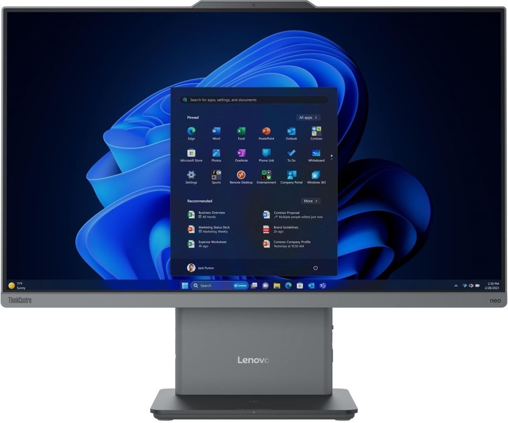 Моноблок Lenovo ThinkCentre Neo 50a Gen 5 12SA000RRU серый