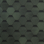 Черепица гибкая Технониколь Shinglas Оптима зеленая