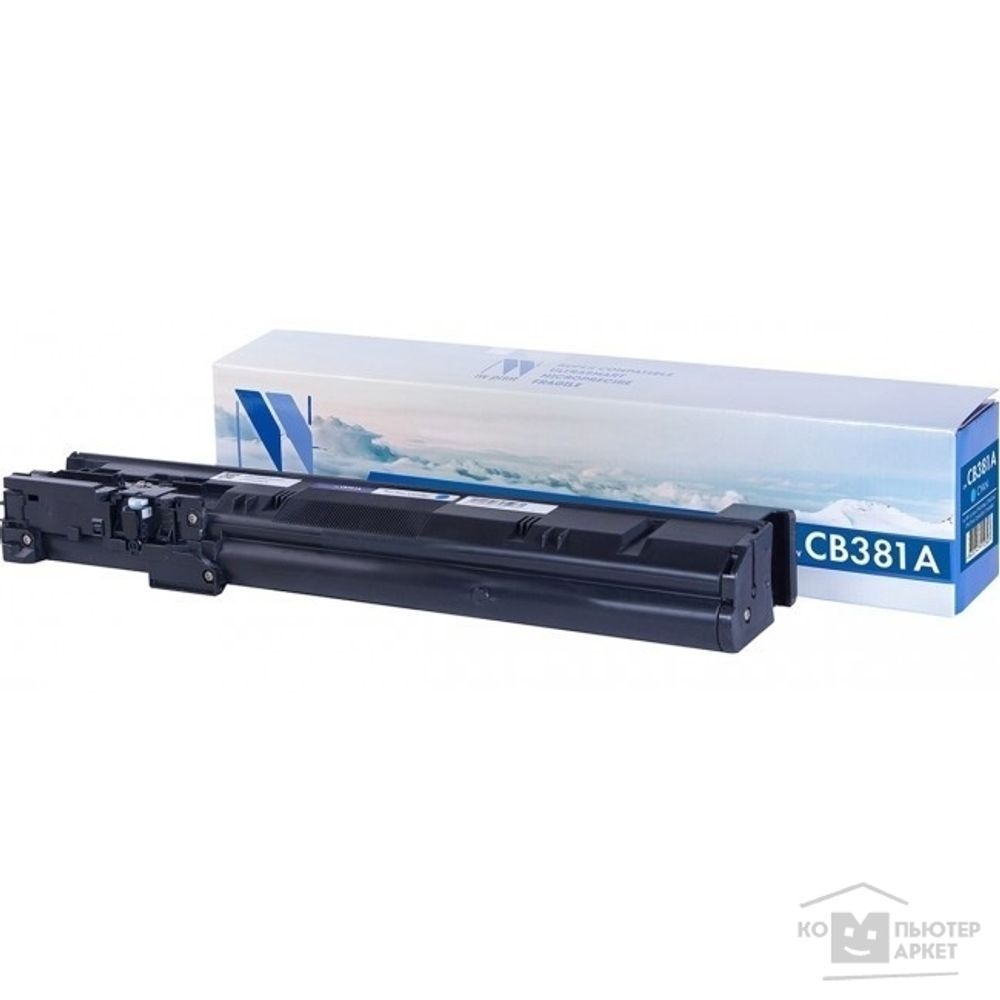 NV Print CB381A Картридж для LaserJet Color CP6015dn/CP6015n/CP6015xh (21000k), Cyan (восстан)