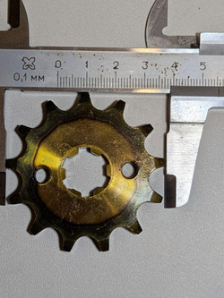 - Звезда ведущая 428-16 для мотоцикла, питбайка, мопеда с двигателем CG/CB, с валом 20 мм