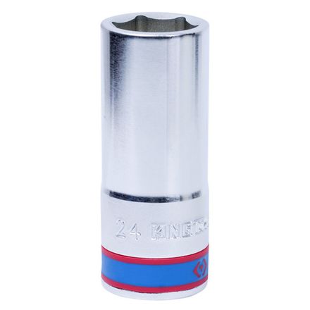 Цена на KING TONY (623524M) Головка торцевая глубокая шестигранная 3/4", 24 мм