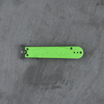 Нож Зубры зеленый (блеквош) (однолезвийный)