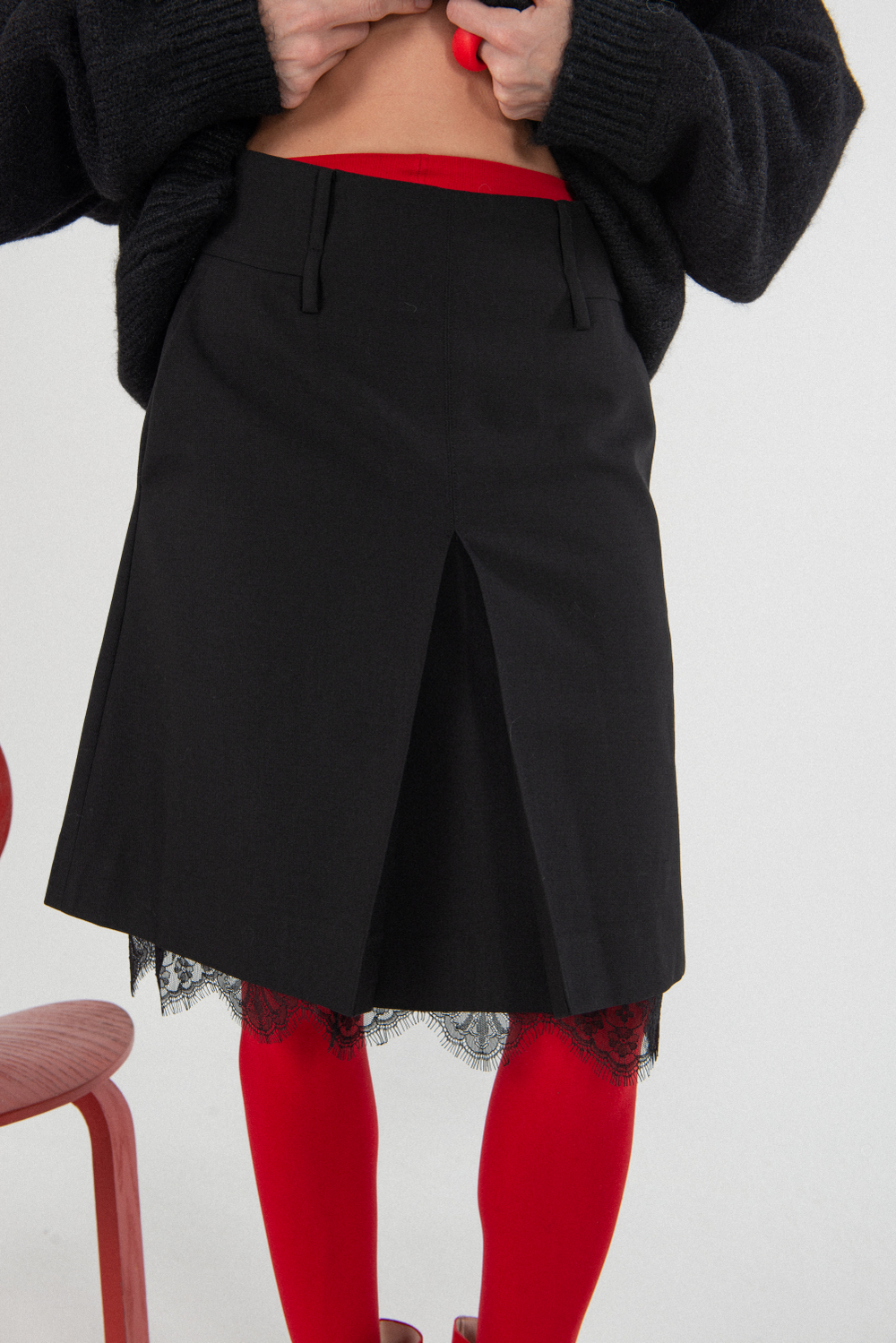 Юбка с кружевом LYRA