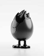 TUD TOY The Ugly Duck x TUD BAD EGG BLACK СТАТУЭТКА ДЕКОРАТИВНАЯ