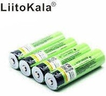 Аккумулятор LG 18650 Liitokala 3400 мАч Li ion 3,7 В + Pointed (PCB)