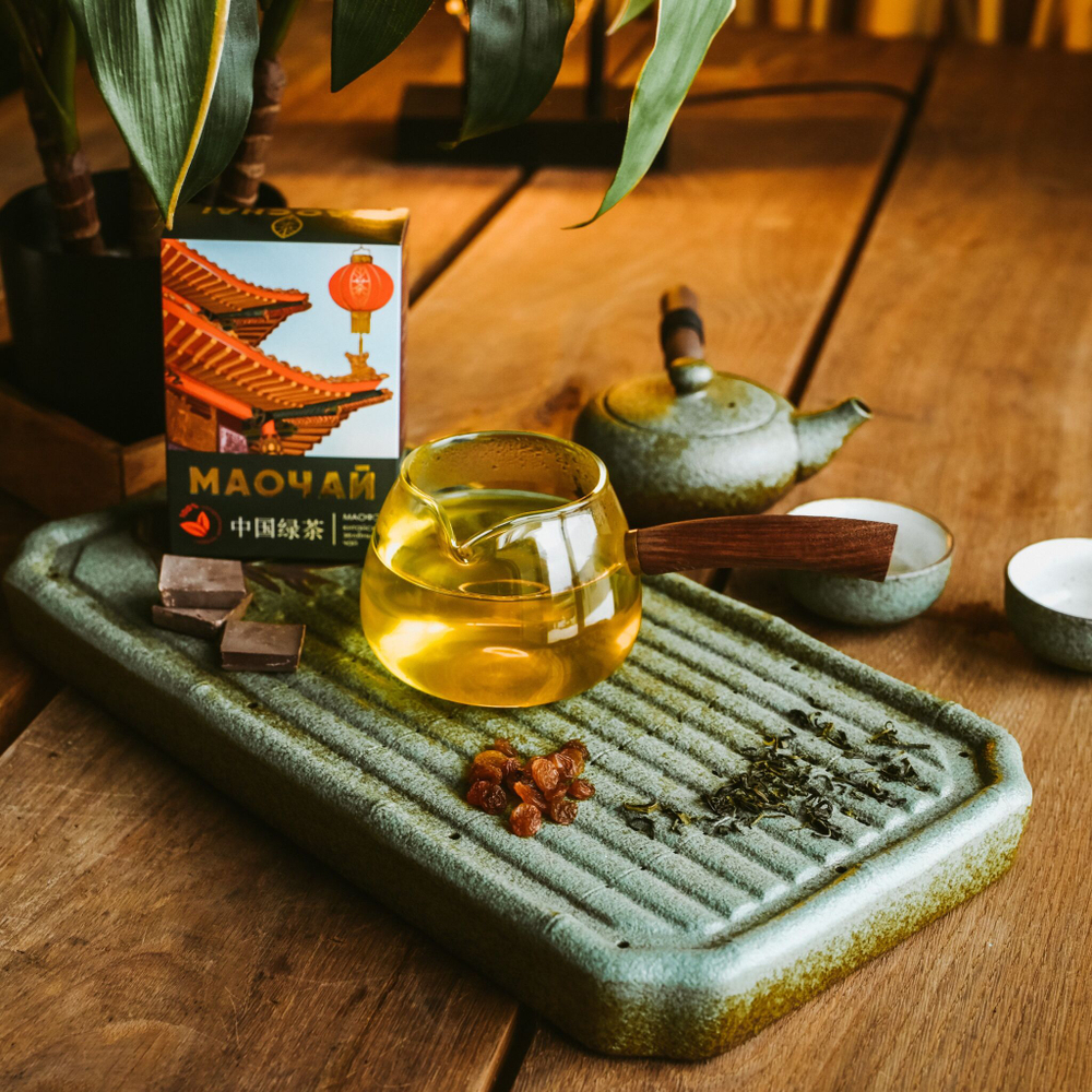 Маофен китайский листовой зеленый чай МАОЧАЙ
