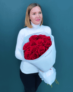 Роза красная Эквадор,11 штук(00079)