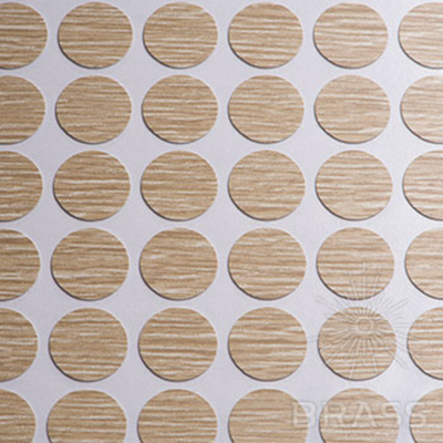 Заглушка самоклейка d=13мм, дуб Сантана светлый, GP PLASTD13U3129