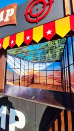 Павильон для тира с рольставнями