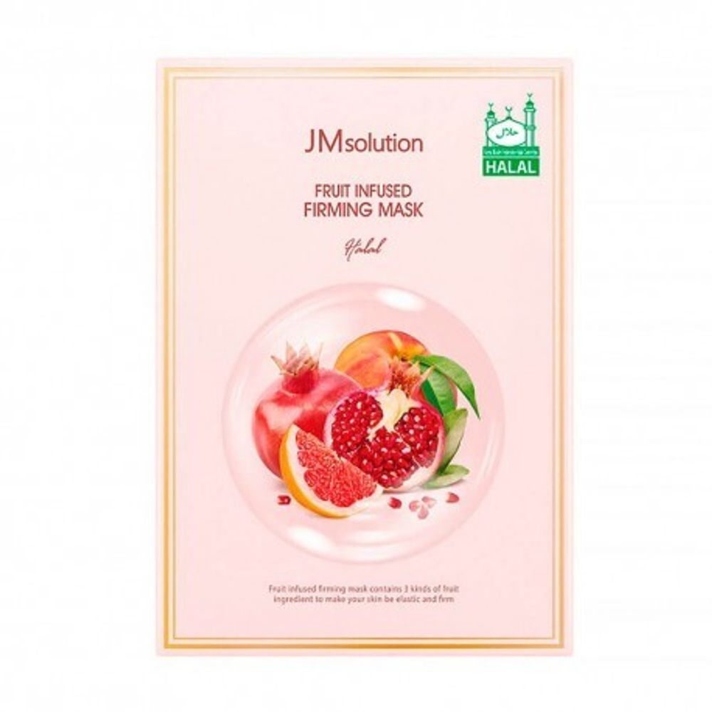 Тканевая маска с экстрактами фруктов JMSOLUTION Unfused Fruit Firming Mask Halal