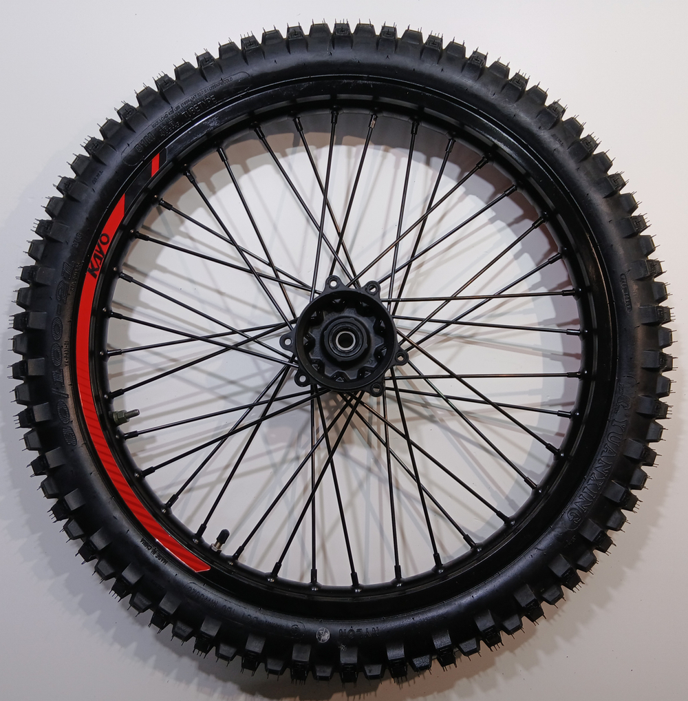 Колесо переднее в сборе (ступица,обод,камера,покрышка) 80/100-21 Мотоцикл KAYO K3-LM 250 MX