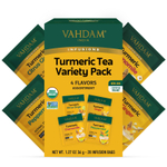 VAHDAM India, Infusions, травяной чай, набор из куркумы, без кофеина, 20 пакетиков для заваривания, 36 г (1,27 унции)