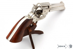 ММГ Макет револьвера Кольт Colt Peacemaker, 45 калибр, никель США 1873 г., Denix