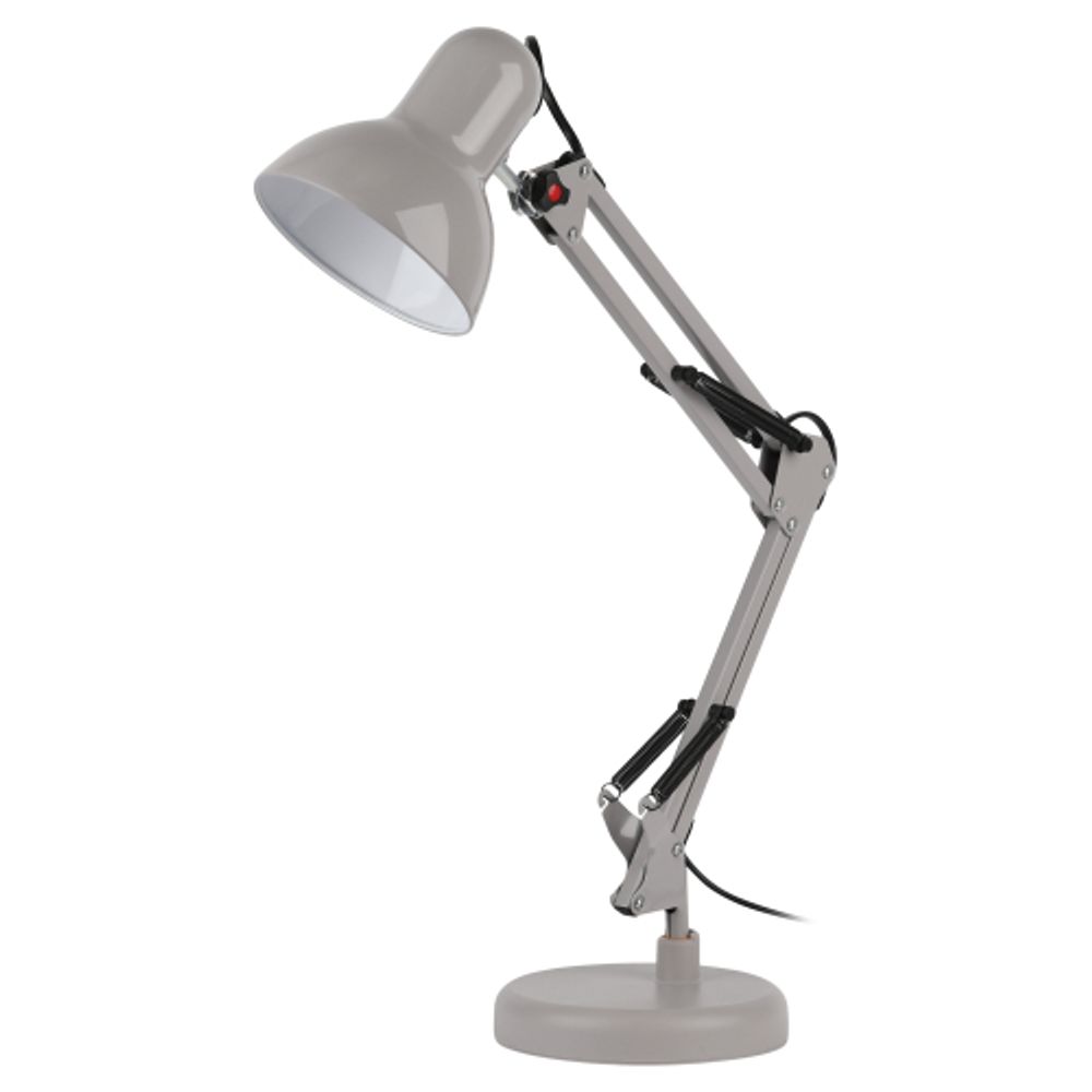 Настольный светильник ЭРА N-214-E27-40W-GY серый