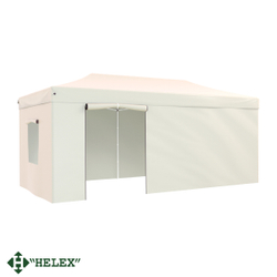 Тент-шатер быстросборный Helex 24362 3x6х3м полиэстер бежевый
