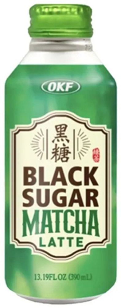 Кофейный напиток OKF Black Sugar Matcha Latte 0.39 - банка