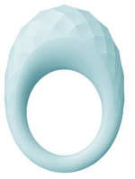 Голубое эрекционное виброкольцо ZELIE (Цвет: голубой)