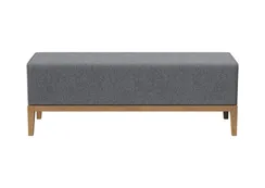 Банкетка Fjord 120 см (серый, твид)