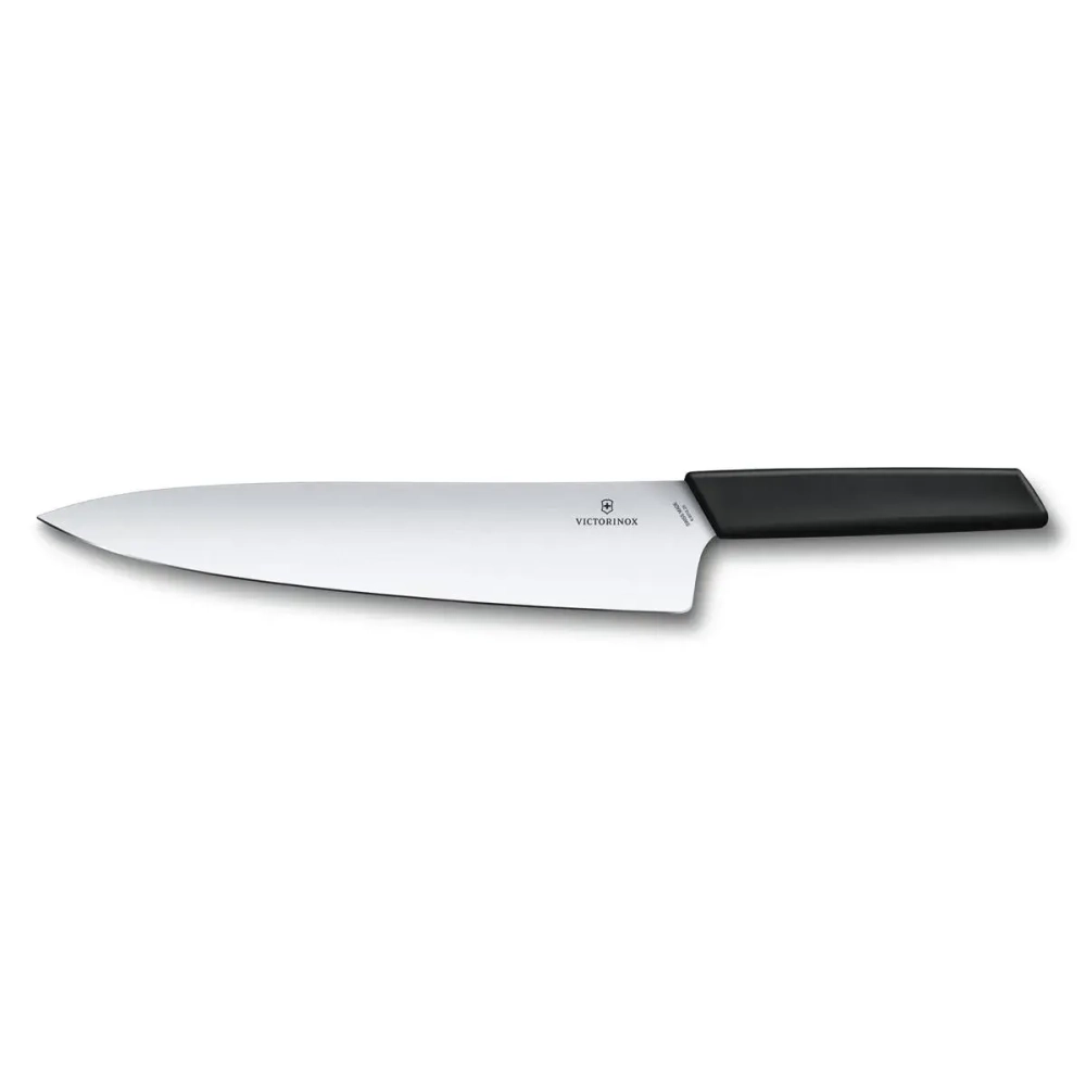 Victorinox Нож Swiss Modern 22см для порционирования, черный