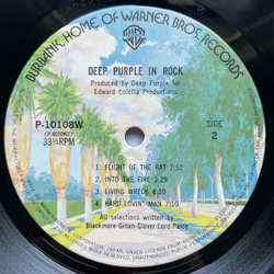 Винтажная виниловая пластинка LP Deep Purple In Rock (Япония 1976) (Без Оби)