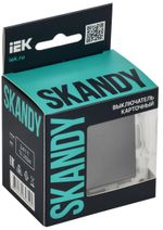 SKANDY Выключатель карточный 30А SK-V15T титан IEK