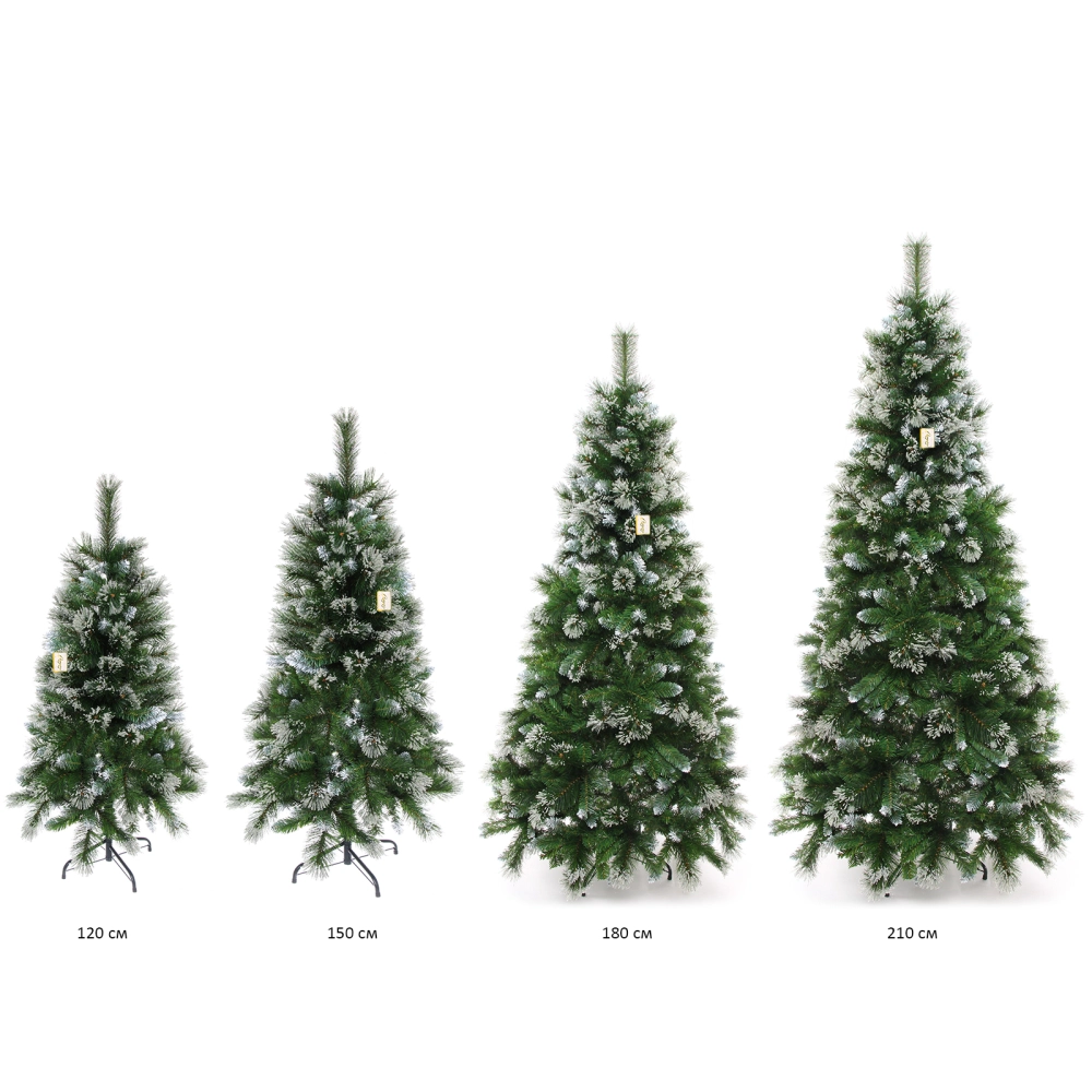 Елка «Хрустальная роса» 120 см, ПВХ+Леска (190 веток)