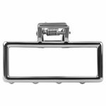 Краб для волос 4 см, серебристый, MONTE VITA, 457018