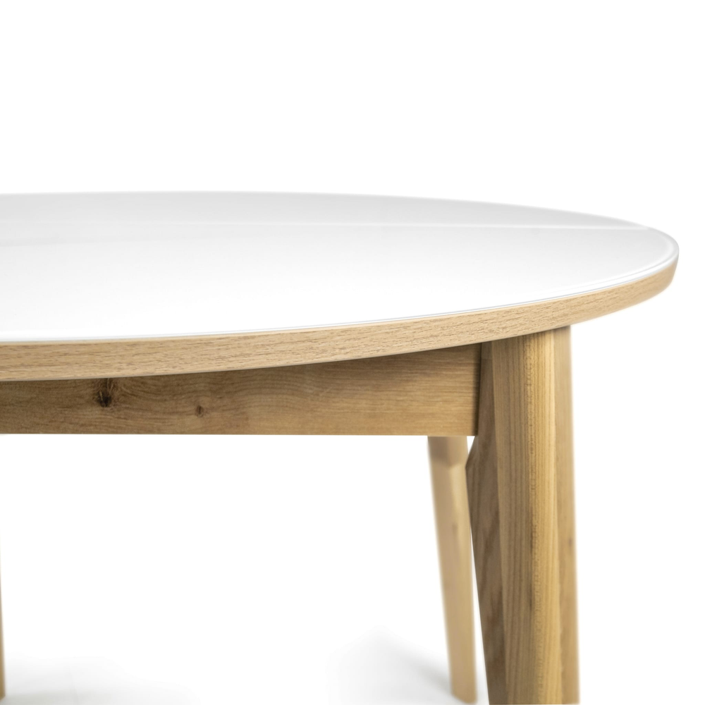 Марс-2 (СитПарад) Стол обеденный раздвижной (столешница - стекло)