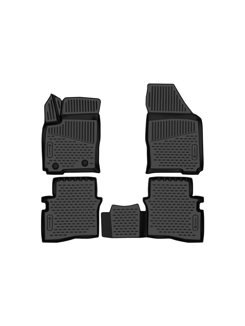 Коврики в салон для OMODA S5 (I) 2022 - 4шт. (полиуретан) ELEMENT3DA69151210K