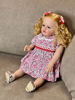 Кукла Реборн мягконабивная 60см в пакете (FA-176)