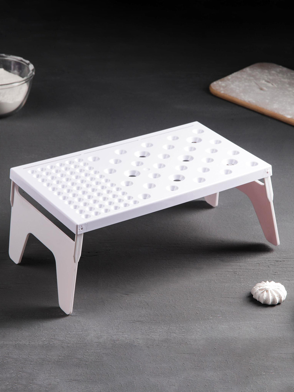 Столик-подставка для сушки цветов из мастики 26*17*12 см