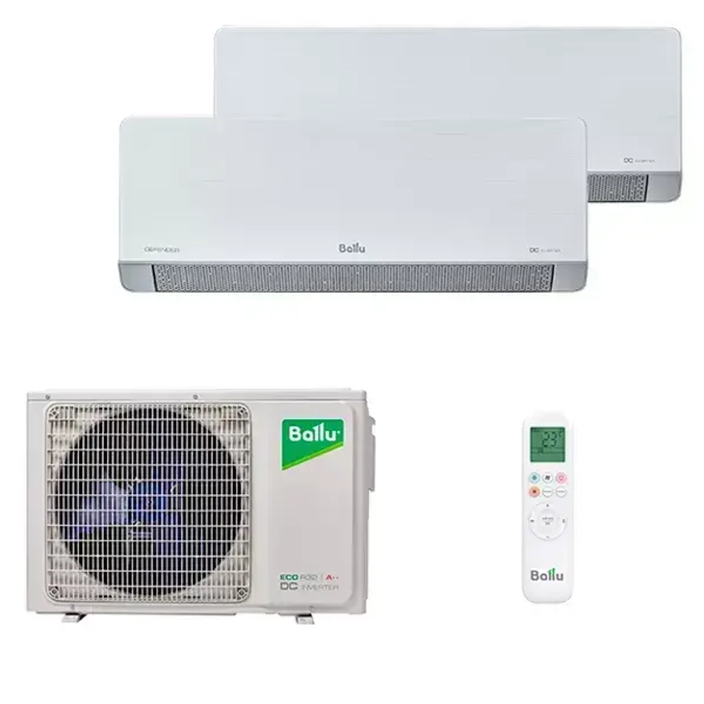 Мульти сплит-система Ballu на 2 комнаты (35+20 кв.м) серия Defender