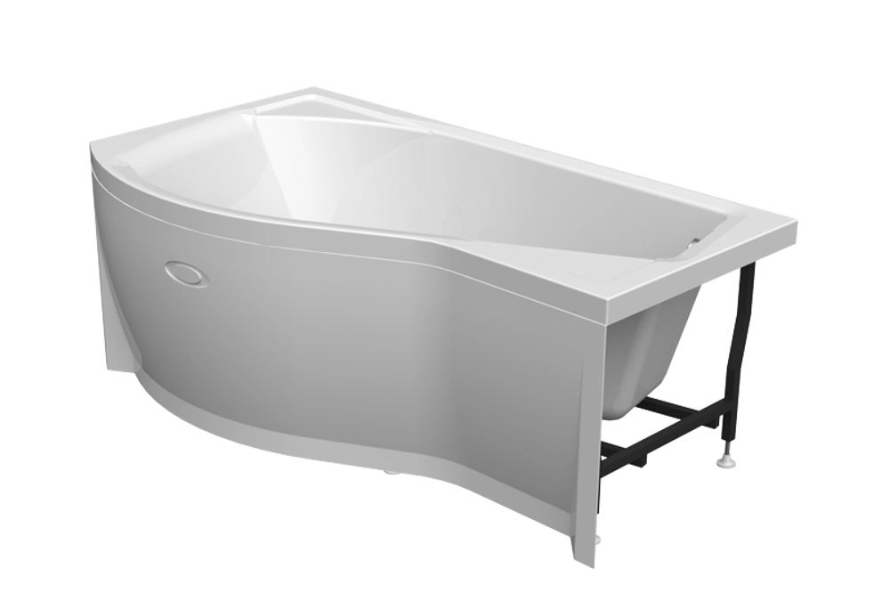 Акриловая ванна Radomir Vanessa (Радомир Ванесса) Миранда 168х95 L, с каркасом