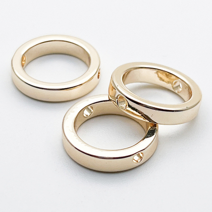 Коннектор-рамка Круг, цвет золото, размер 16 мм, внутренний диаметр 12 мм, цена за 1 шт