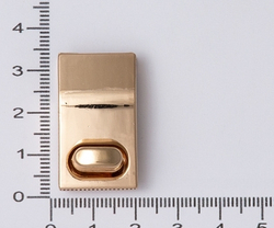 Замок вертушка на винтах Кнопка Золото