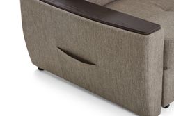 Диван-кровать из массива бруса "Дубай" (цвет медово-коричневый), ЕММ