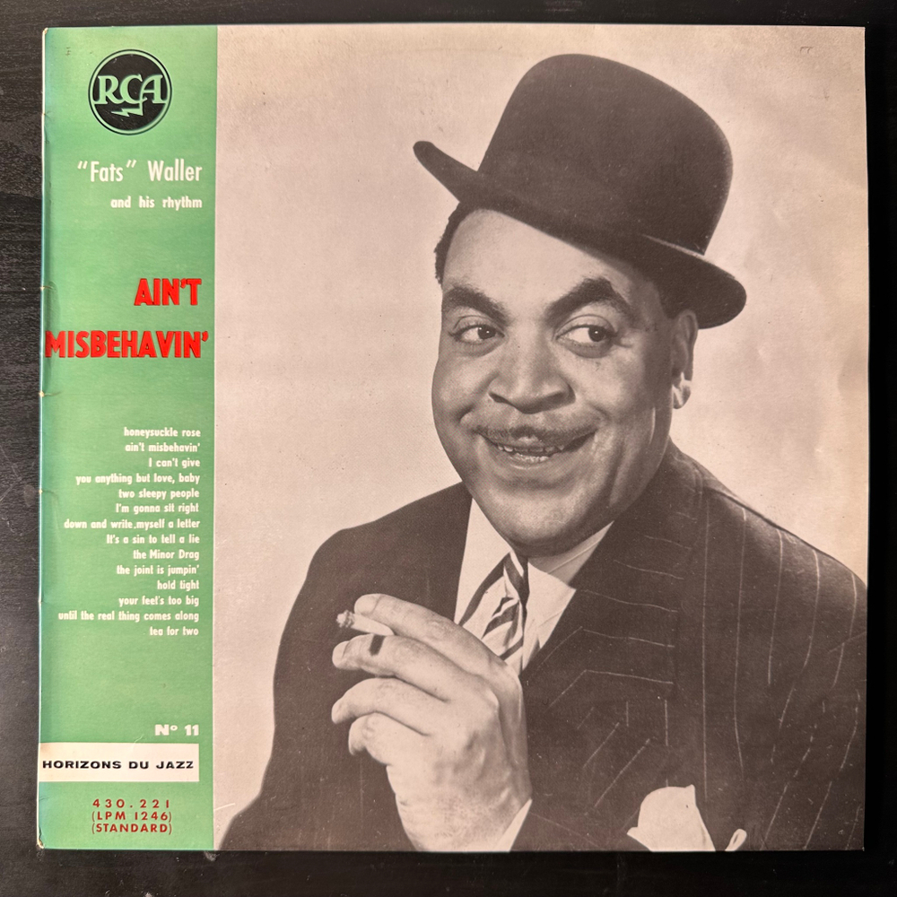 "Fats" Waller & His Rhythm ‎– Ain't Misbehavin (Франция 1965г.)