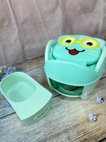 PITUSO Детский горшок Котик в очках Green/Зеленый 32*27*39 см
