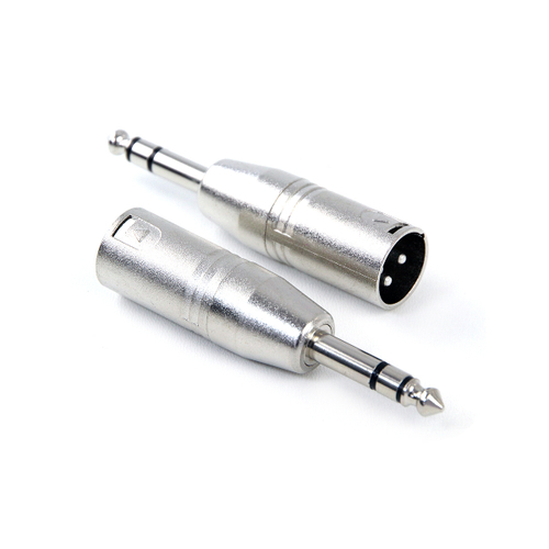 INVOTONE AD460S - переходник джек стерео 6.3мм, XLR 3Р папа , корпус металл
