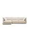 Gala 4-местный диван с левым шезлонгом бежевый 300 см