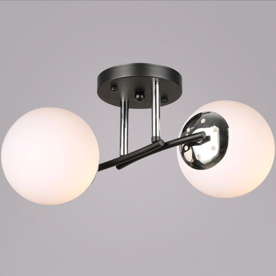 02318-0.3-02 BK+CH светильник потолочный