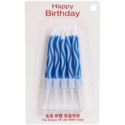 Свечи для торта «Волны» (набор 5 шт), 5,7 см