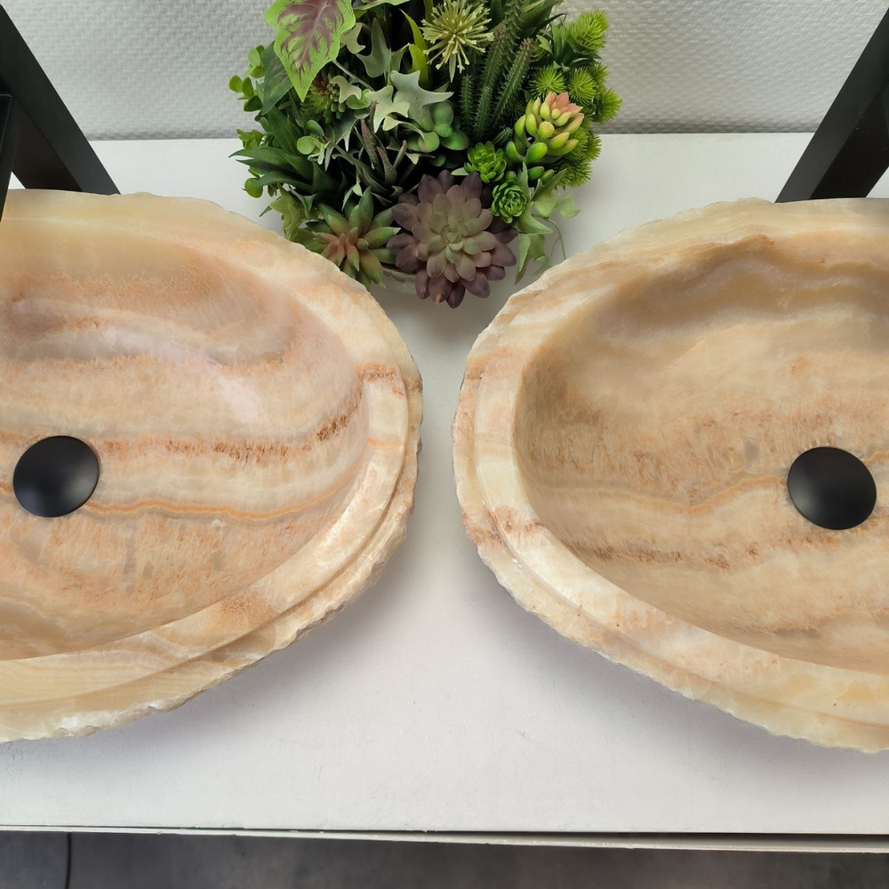 Раковина из оникса ПАРА! Oval Marmo Yellow OO-62705 58*38*15 0102