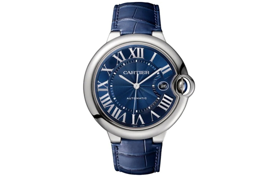 CARTIER Blue Balloon Collection Automatic Mechanical Movement Men"s Watches Watch 42mm Blue Dial