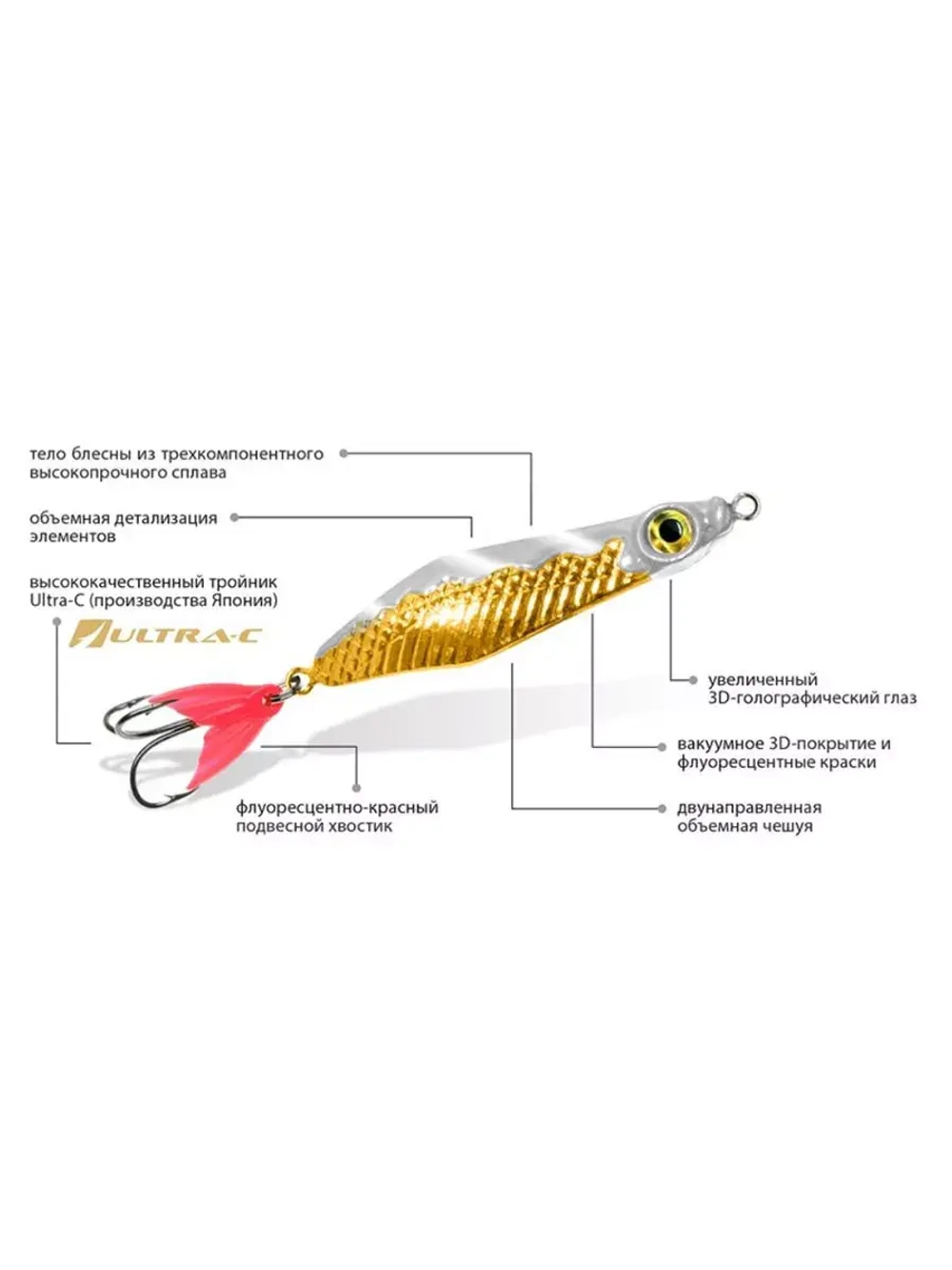 Блесна колебалка МАЛЕК 8,0g цвет 06