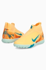 Сороконожки Nike Zoom Mercurial Superfly 10 Academy Mbappe TF Junior - оранжевый