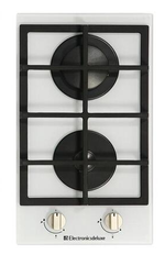 Поверхность варочная  Electronicsdeluxe GG2 400215F-002 (белое стекло, газ/к., 29*51) Россия